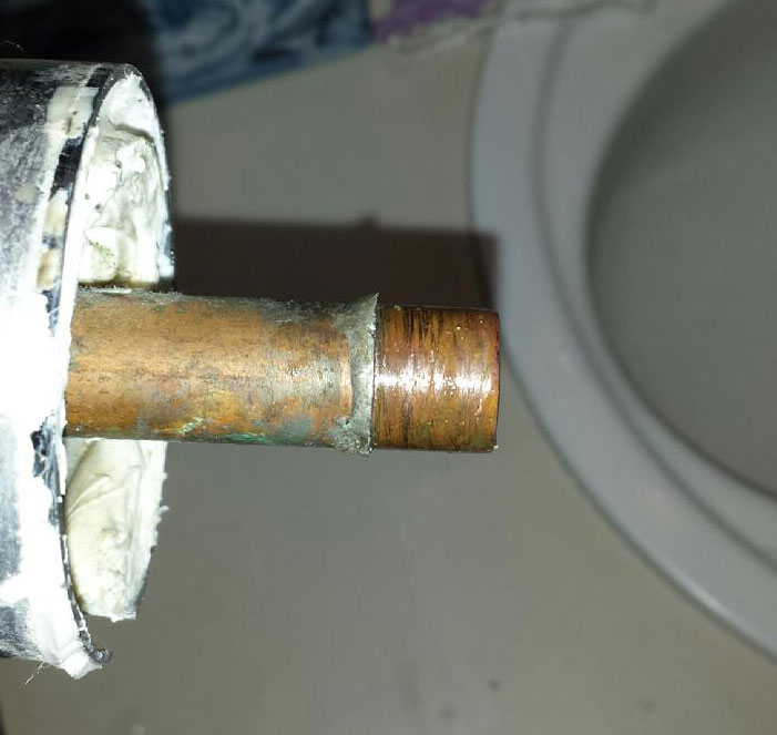 This is one example of a bad solder joint.