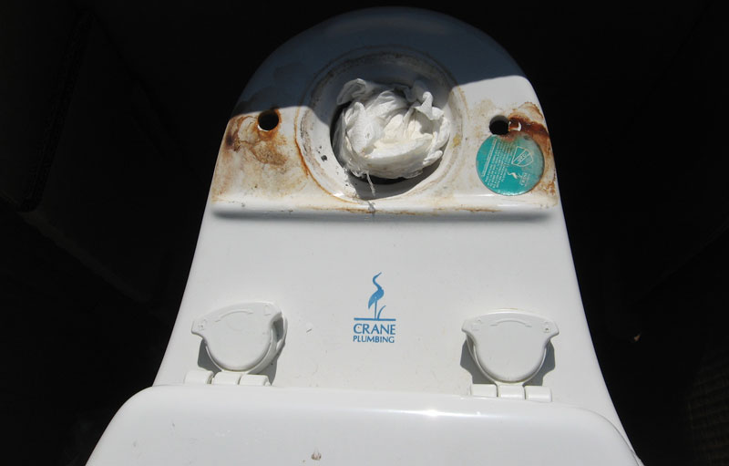 Rusting tank bolts on toilet Terry Love Plumbing & Remodel DIY