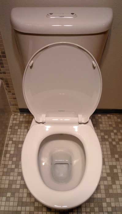hard stool clogging toilet