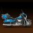 Cool Blue Harley