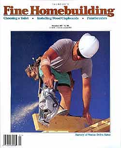 Fine Homebuilding, Oct/Nov 1997